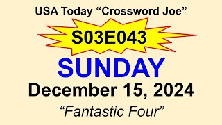 S03E043 USA Today Crossword \