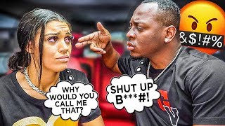 Calling My WIFE The "B" WORD PRANK To See Her Reaction...*NEVER AGAIN*