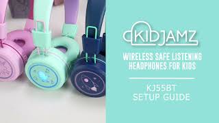 Setup Guide | MEE audio KidJamz KJ55BT Bluetooth Wireless Headphones for Kids