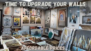 Elevate your Walls with Affordable Luxury Wall Coverings, Handmade Paintings, Mosaic Tile, Wallpaper