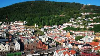 Bergen from the sky