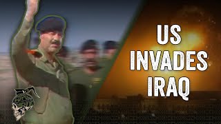 US Invades Iraq To Overthrow Regime of Saddam Hussein