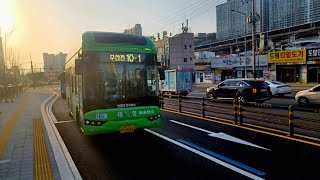 냉정고개~동남여객차고지까지 주행영상(대명교통 부산진구10-1번버스)