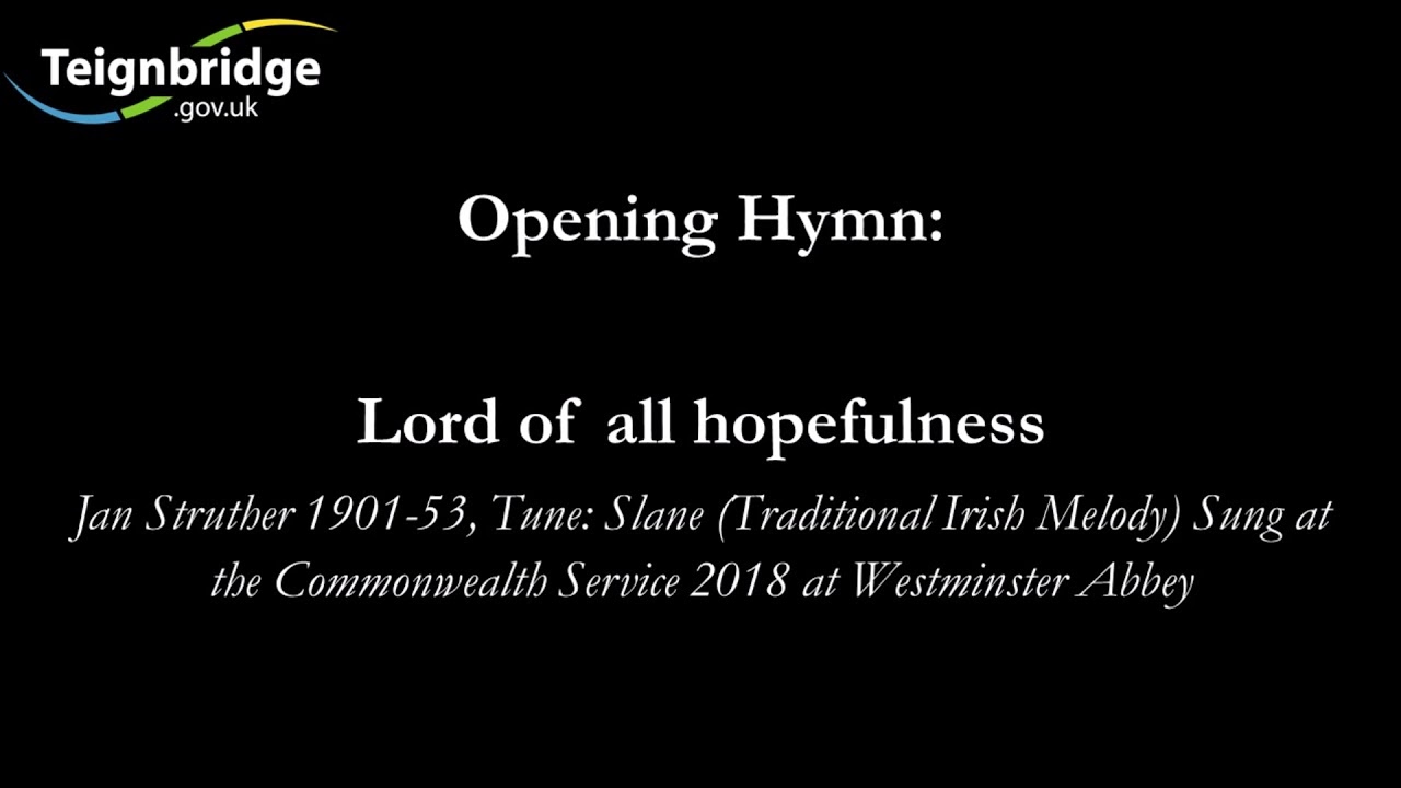 Introducing The Opening Hymn - Lord Of All Hopefulness - YouTube