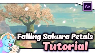 🌸Falling Sakura Petals Tutorial 🌸 : After Effects