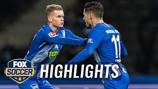 Hertha BSC Berlin's Mathew Leckie brings it level vs. Augsburg | 2018-19 Bundesliga Highlights