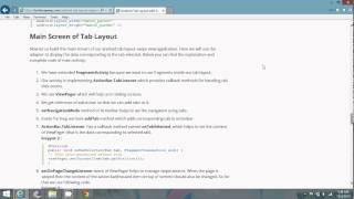 Android Tab Layout with Swipe views tutorial – Example