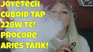 Joyetech Cuboid Tap 228W TC - TAPTEC! | TiaVapes Review