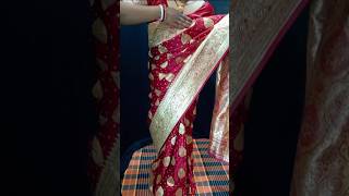 Havey banarasi saree Pall setting/saree draping in different style