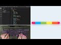 ASMR Programming - How to Make an Animated Light Progress Bar with HTML and CSS - No Talking