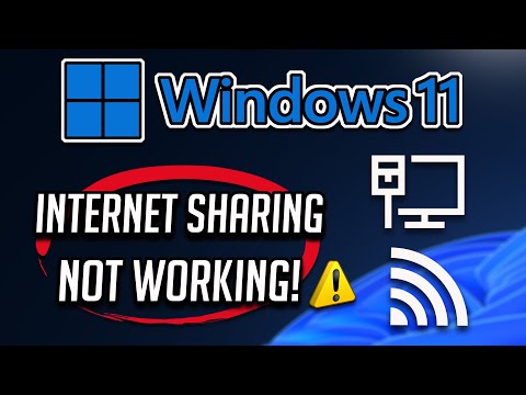 ИСПРАВИТЬ Общий доступ к подключению к Интернету не работает в Windows 11/10