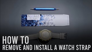 How to Remove and Install a watch strap | Omega x Swatch Moonswatch Strap Change