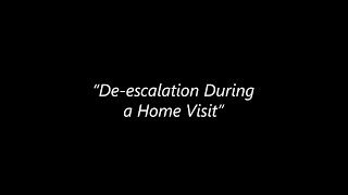 APS Training Video: De-escalation During a Home Visit