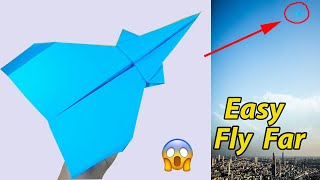 How to Fold a Paper Airplane That Fly Far | Paper Airplanes