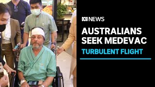 Australian injured on Singapore Airlines flight speaks from a Bangkok hospital | ABC News