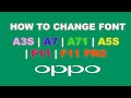 OPPO Change Stylish Font F11 pro, F7, F9, A37, A71| New stylish fonts 2020