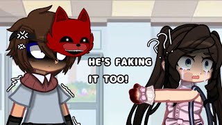 [Tw: blood] He faked it too! meme / old trend || Ft. Michael Afton \u0026 Noah || Noachael || FNaF 2nd AU