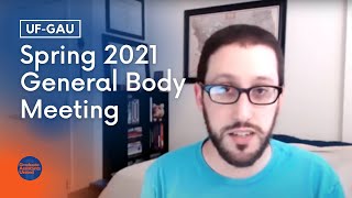 General Body Meeting: April 14, 2021