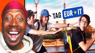 American Reacts To We Played a 72 Hour Game of Tag Across Europe
