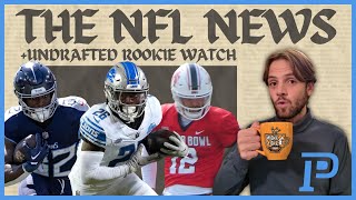 Fantasy Football News! NFL Updates Jahmyr Gibbs, Tyjae Spears, & More + Undrafted UDFA Rookie Watch!