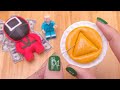 Miniature NETFLIX SQUID GAME DALGONA CANDY Recipe #4 | Perfect 오징어게임 In My Tiny Kitchen