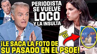 PERIODISTA INSULTA a PEPA MILLÁN en TVE😱¡¡Y ACABA CON ÉL SACANDO LA FOTO DE SU PASADO SOCIALISTA!!😱