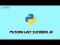 Python list tutorial #1
