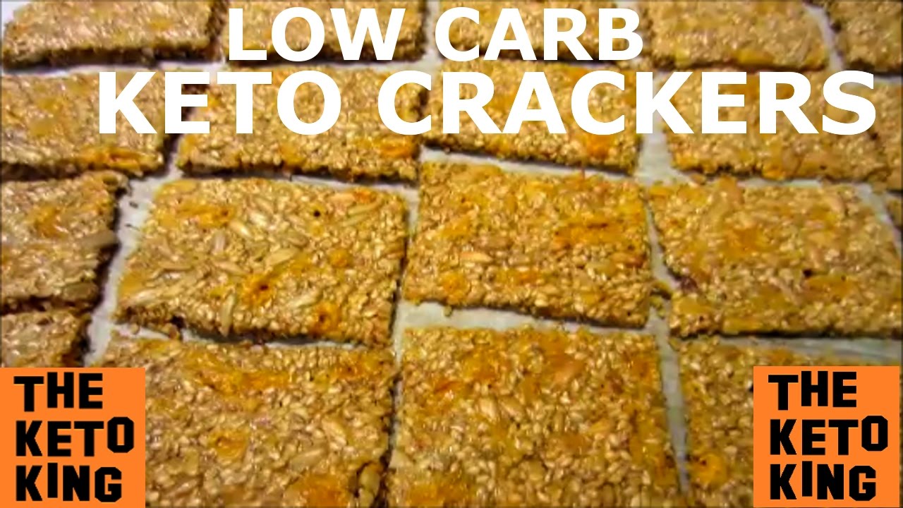 Keto Crackers| Low Carb Crackers | SO EASY TO MAKE | Low Carb | Keto ...