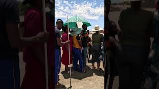 Namibians queue in heat to vote as ruling party faces tough test