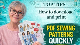 Perfect PDF Sewing Pattern Printing & Assembly | No More Alignment Mistakes