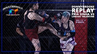 First Female Small Glove Muay Thai | Pria Sinha VS Lindsay Valentine REMATCH | Battle In Barre 10