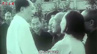 1959年毛泽东回韶山，受到家乡人民的热烈欢迎