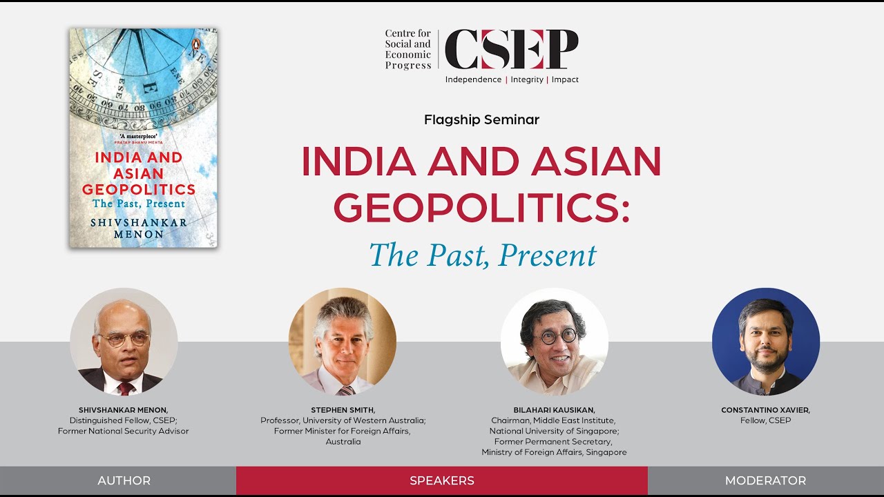 Flagship Seminar | India And Asian Geopolitics: The Past, Present - YouTube