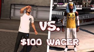 100$ WAGER vs. A Trash Talker!! | NBA 2K20 Exposing Trash Talkers