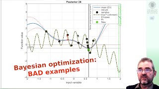 Bayesian optimization: bad examples (bad kernel, overexploitation)