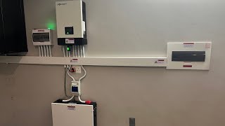 Luxpower SNA5000 inverter installation with Dyness Battery Part 1