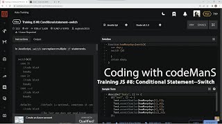 Codewars 8 kyu Training JS #8: Conditional Statement--Switch Javascript