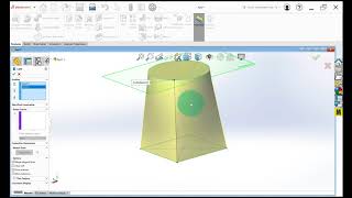 CAD with Solidworks: Loft Feature, Square to Circle Transition