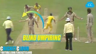 Worst Fielding Obstruction EVER but No Action from Umpire !!