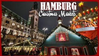 2024 Magical HAMBURG 🇩🇪  GERMANY. Christmas Markets \u0026 City Center