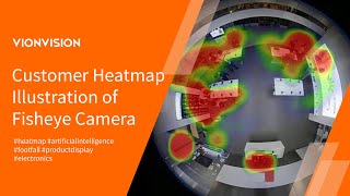 Customer Heatmap Illustration of Fisheye Camera