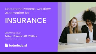 Webinar - Document Process Workflow Automation for Insurance