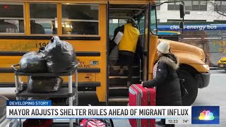 NYC Eases Right-to-Shelter Rules in Bid to House Migrants Amid Suburban Backlash | NBC New York