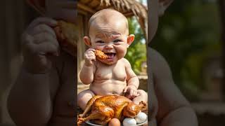 Baby’s Epic Feast – Tiny Hands, Big Appetite!