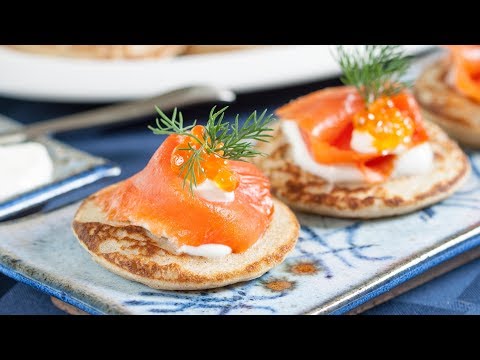 Best Buckwheat Blinis Recipe with Smoked Salmon Best Buckwheat Blinis Recipe with Smoked Salmon