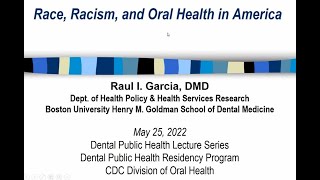 Race, Racism, and Oral Health in America