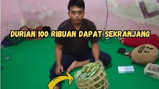 unboxing dan review buah durian lokal sekranjang