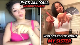 Janiah Sister Tells Nette Come F!ght \u0026 Nette Confonts \u0026 Cusses Out Janiah’s Mom