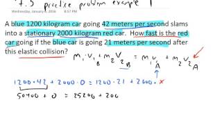 7 3 Elastic Collision Example