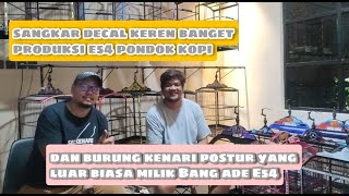 Wow!!!! Sangkar Decal Berkualitas | Burung Kenari Postur Luar Biasa Bang Ade Pondok Kopi